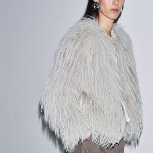 Zara Faux Fur Coat